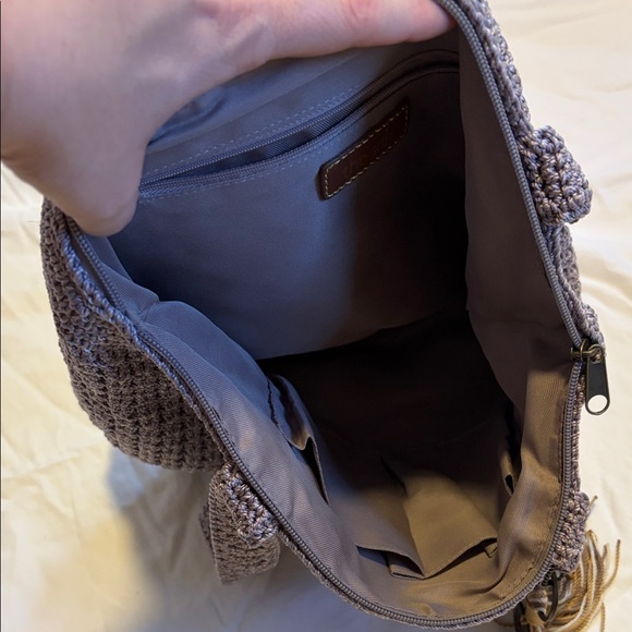 The Sak Grey Crochet Tote Bag - Picture 5 of 5